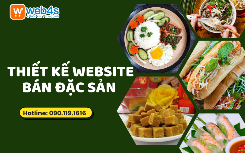 Thiết kế website bán đặc sản